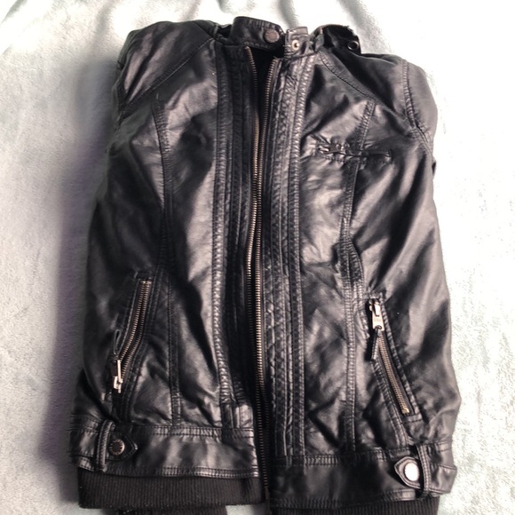 Old Garage Pleather Jacket - Picture 2 of 4